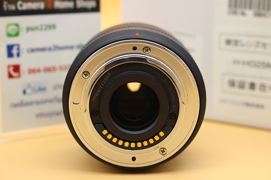 ขาย Lens Panasonic LUMIX G 25mm F1.7 ASPH (สีดำ) สภาพสวยใหม่ อดีตประกันร้าน ไร้ฝ้า รา อุปกรณ์ครบกล่อง  อุปกรณ์และรายละเอียดของสินค้า 1.Lens Panasonic LUMIX